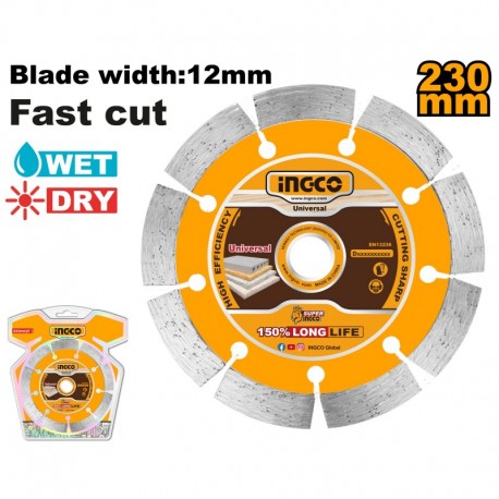 Диск для бетона  230x12m INGCO DMD0123013