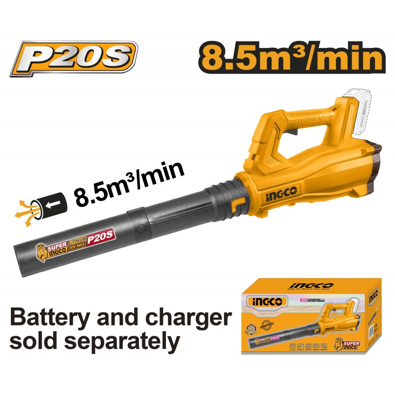 Воздуходувка для листьев без аккумулятора INGCO CABLI20323