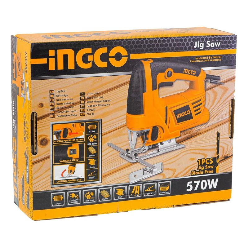 Лобзик 570В INDUSTRIAL INGCO JS57028