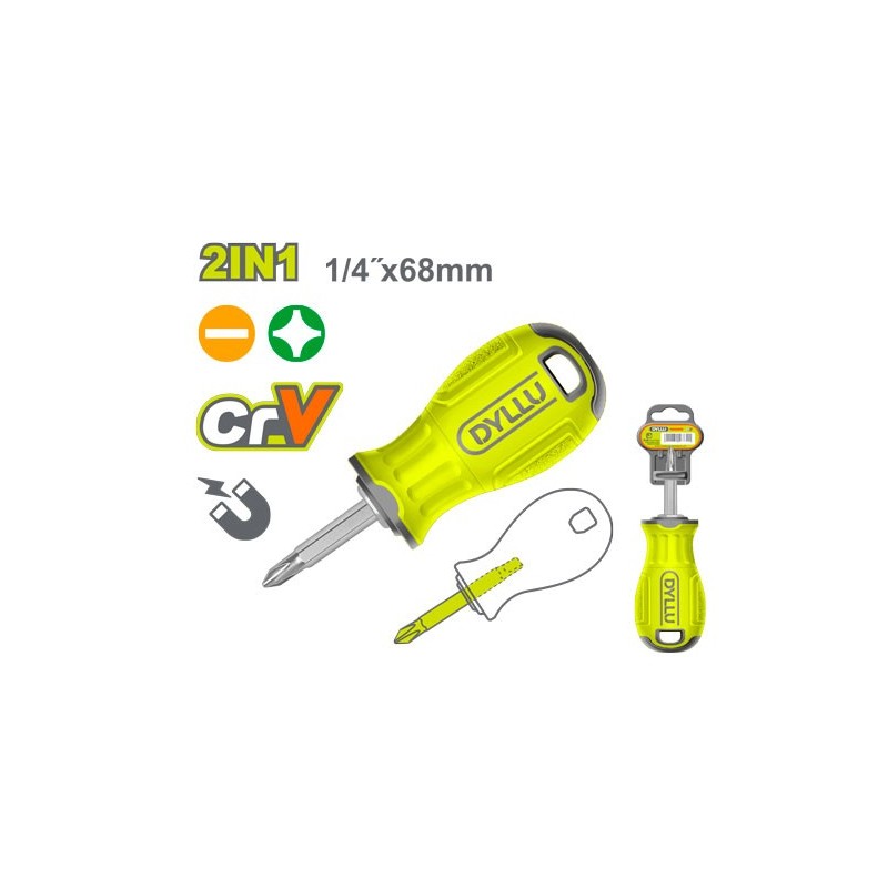 Набор отверток 2 в 1 PH2 + SL6.5 DYLLU DTSS45M1