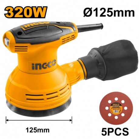 Эксцентриковая шлифовальная машина INGCO RS3208