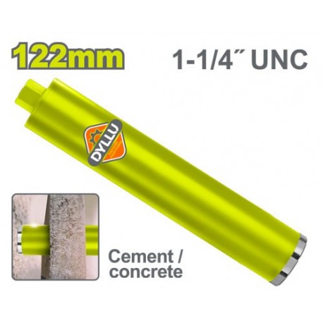 Буровая коронка с алмазным напылением 122мм DYLLU  DTQR23122