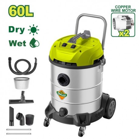 Универсальный пылесос 2x1200Вт 60Л DYLLU DTVR5A60